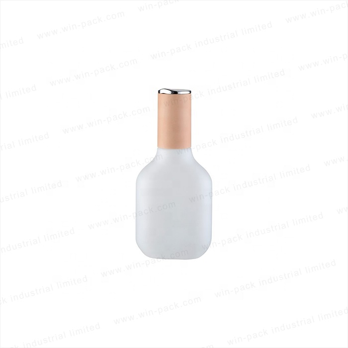 Glass Lotion Bottle for Skin Care Products White Personal Care Screw Cap Hot Stamping with High Quality Low Price Matte