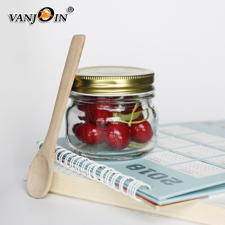 Glass Mason Fermentation jarJar 32oz With Black /Golden /Silver Screw Lid For Pickle /Candy Storage