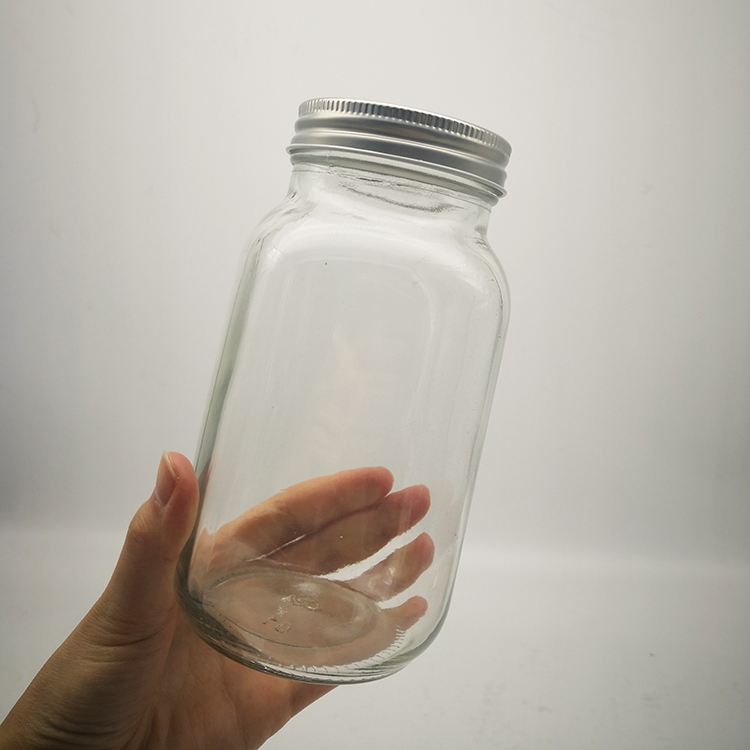 Glass Mason Fermentation jarJar 750ml With Screw Lid For Pickle /Candy Storage For Kimchi /Pickle
