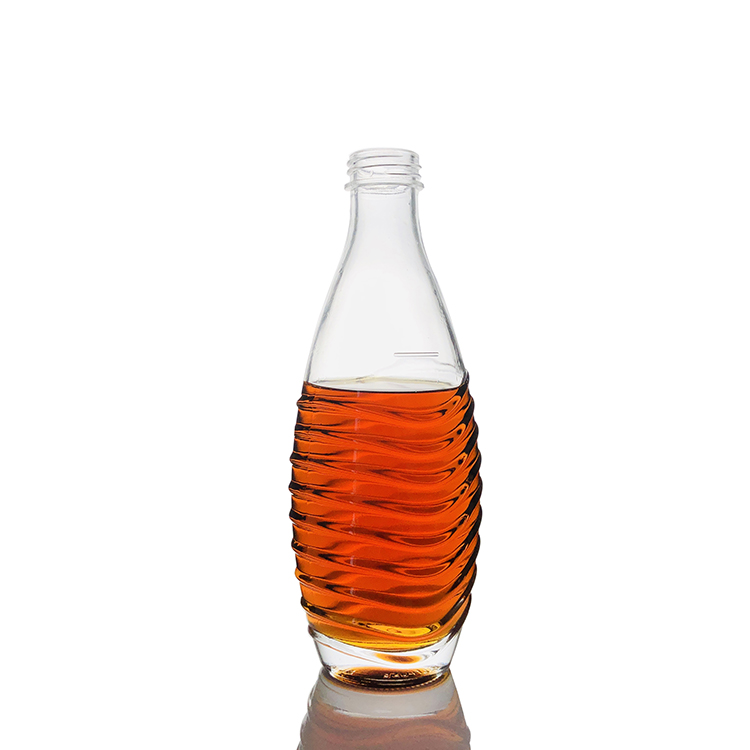Glass Material And Juice Use 650ml Beverage Glass Bottle Water Bottle