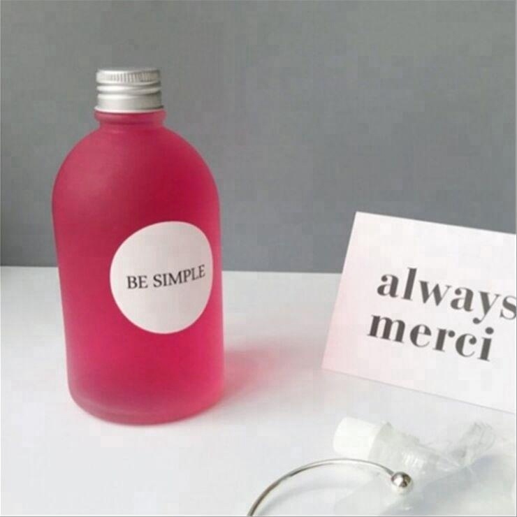 Glass Milk Juice Beverage alcoholic Bottle16oz