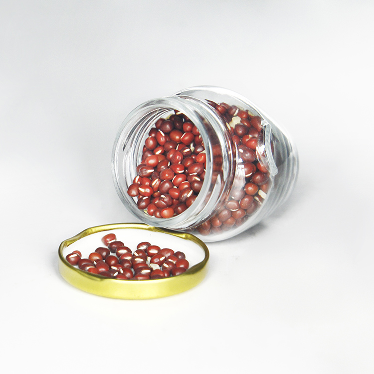 Glass Orcio Jars 106ml 212ml 314ml 580ml For Butter Honey Jam Pickles Storage With Metal Lid