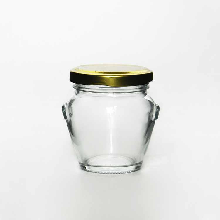 Glass Orcio Jars 106ml 212ml 314ml 580ml For Sauce Jam Honey Candy Candle Preserving