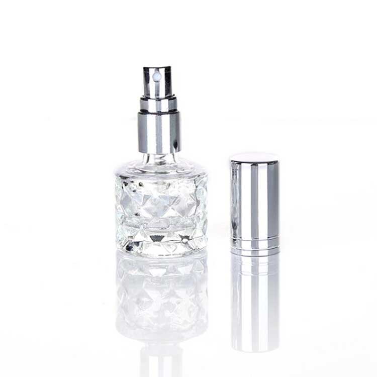 Glass Perfume Bottle Cap 8ml Crystal Essential Oil Nail Polish Aluminium Screen Printing Personal Care