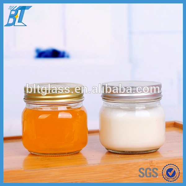 Glass Preserving Jar Set Mason Jar for Canning Food with Sliver Lid 0.25L 0.5L 1L