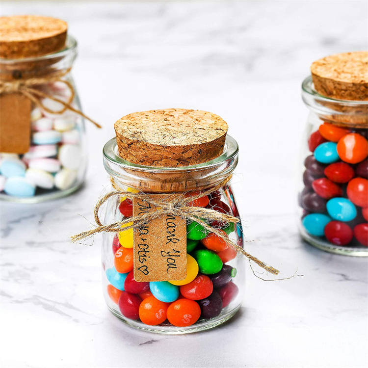 Glass Pudding Jars Yogurt Jars Ideal for Jam Honey Wedding Favors Shower Favors Baby Foods