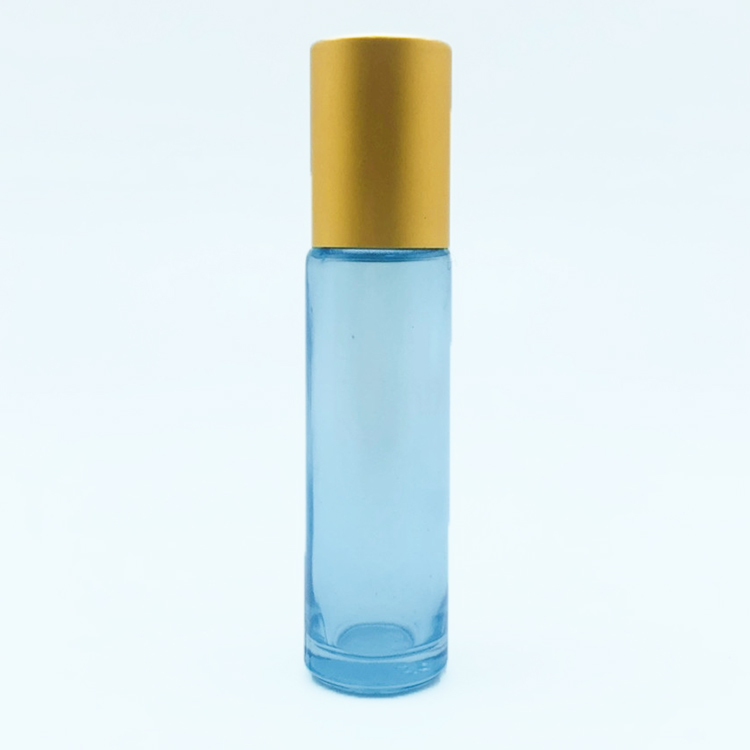 Glass Roller Bottle Eye Essential Oil Anhidrotic Fragrance Perfume Roll-on Bottle Pink Green Purple Screen Printing