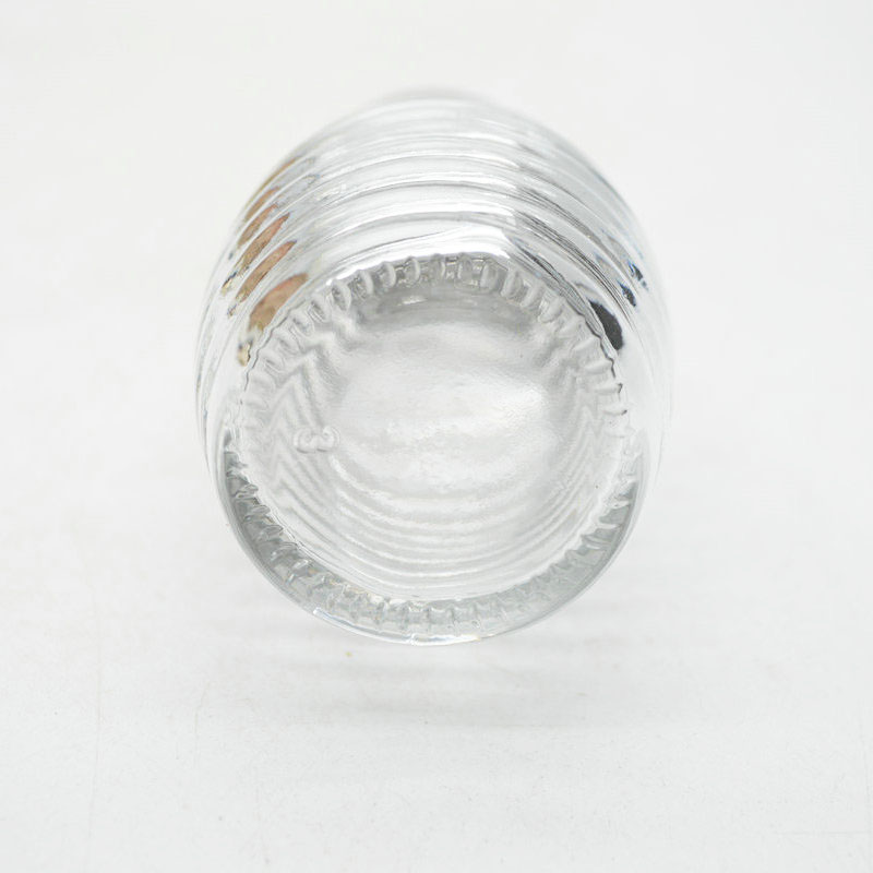 Glass Salt & Pepper Jars honeycomb shape Spice Jars Small Glass Storage Jars With Lids For Herbs