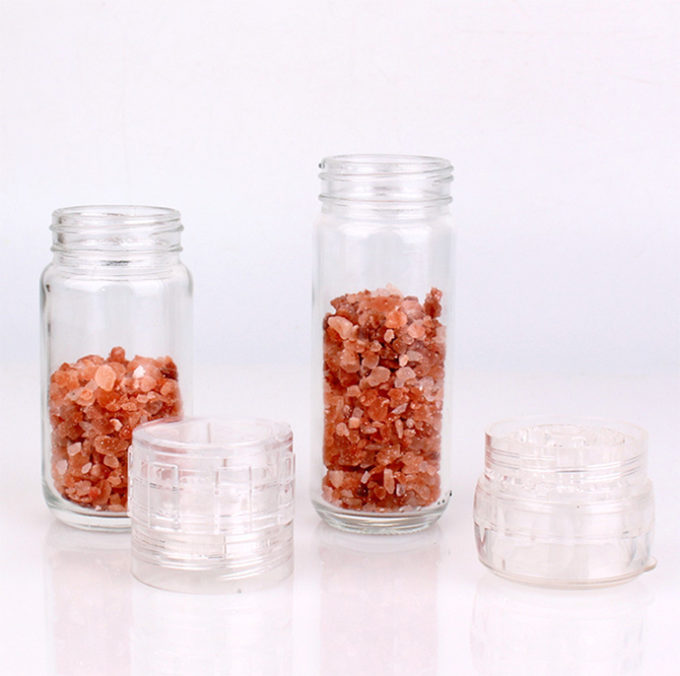 Glass Spice Storage Container Seasoning Bottles 100ml 4oz Spice Glass Jar