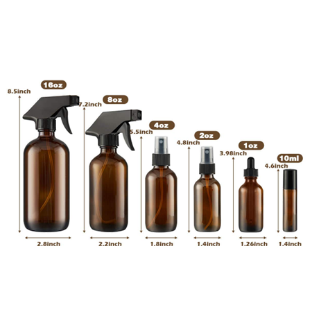 Glass Spray Bottles Empty 10 ml Roller Bottles essential oil glass bottle