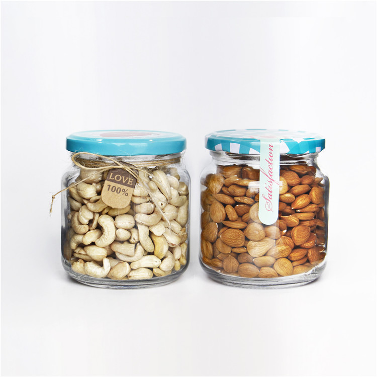 Glass Storage Container Manufacturer Kitchen Glass Jars For Nuts Snacks