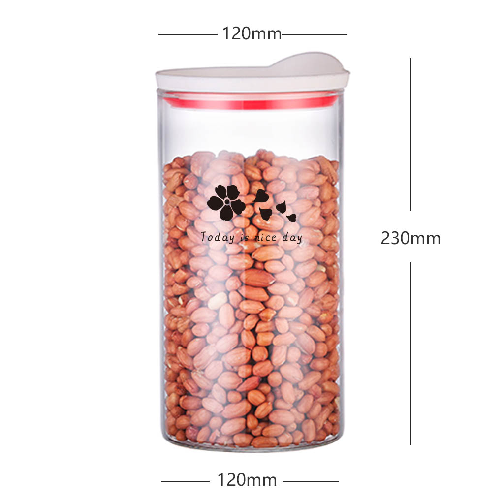 Glass Storage Jar Glass Storage Jar Sample Free Customized Wholesale Glass Food Storage Jar