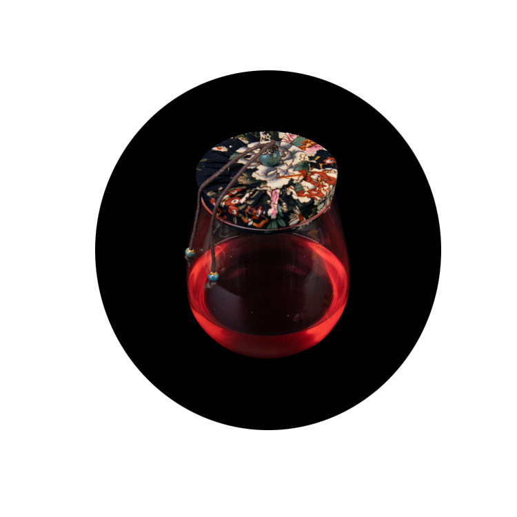 Glass Storage Jar With Plastic Cover Jars Seal Lids heat-resistant glass jar
