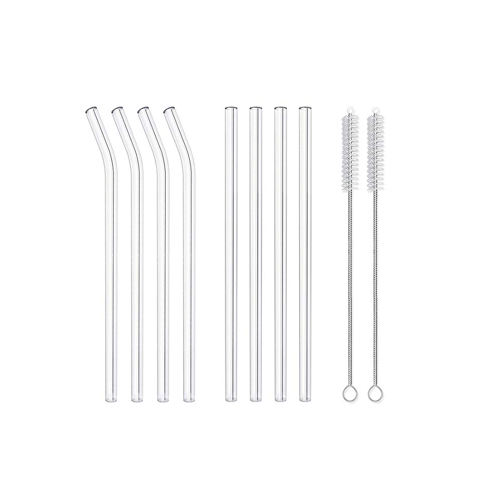 Glass Straw For Smoothies , Tea , Juice ,  Water , Essential Oils