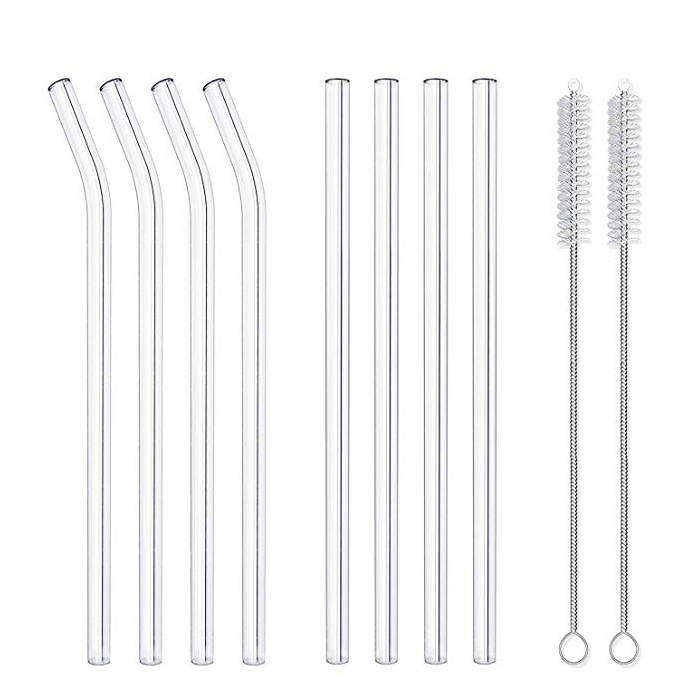Glass Straw For Smoothies, Tea, Juice, Water, Essential Oils