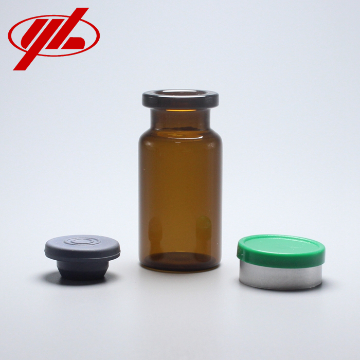 Glass Vial with Stopper Pharmaceutical Vial Bottle for Medical Injection