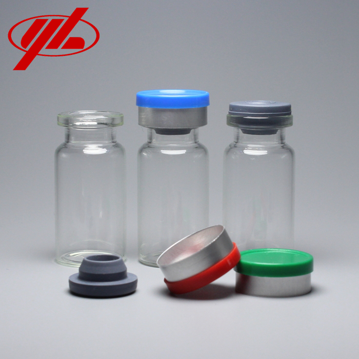 Glass Vial with Stopper Pharmaceutical Vial Bottle for Medical Injection