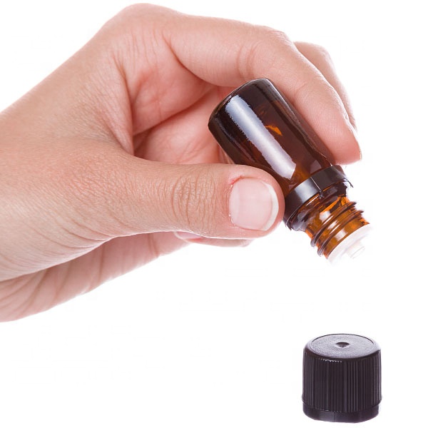 Glass Vials Amber Wholesale Small 5 Ml Dropper Eye Drop Pharmaceutical with Orifice Reducers with Euro-style Caps Acid Etch