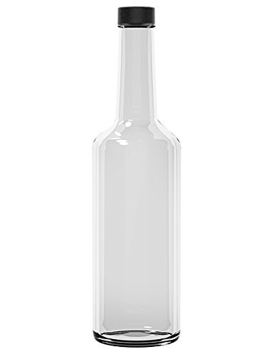 Glass Wine liquor Beer Bottles with Screw Caps, 750ml