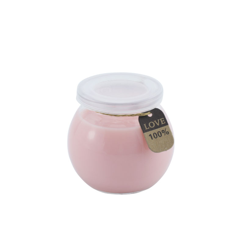 Glass Yogurt Cup Pudding Yogurt Jars With PE Lids for Jam Honey Baby Foods Wedding Shower Favors