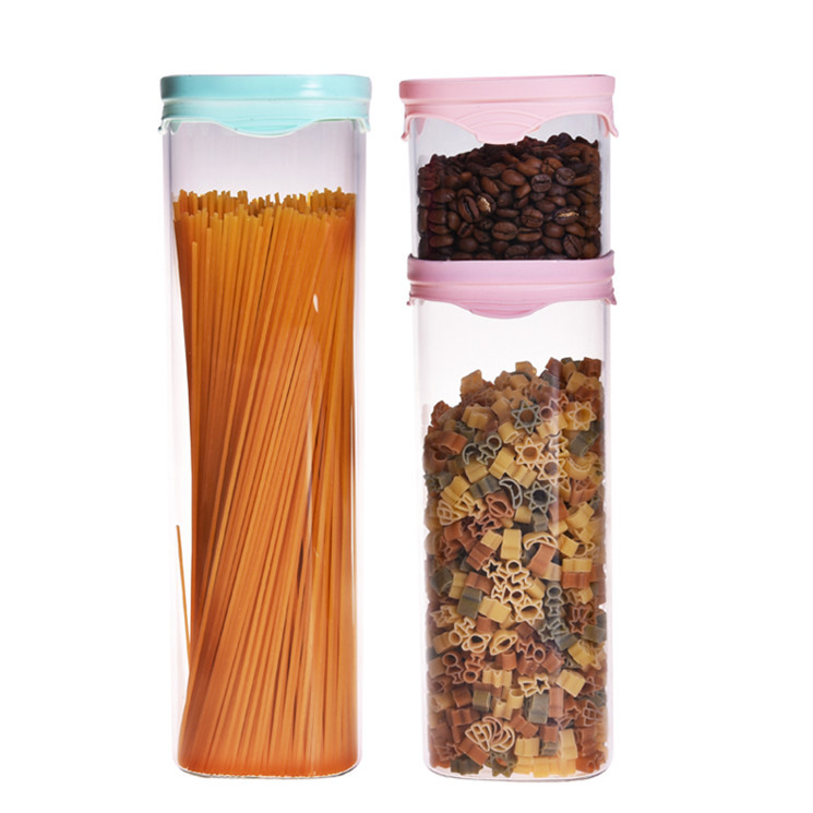 Glass airtight pasta jar coffee small food storage container grain storage containers