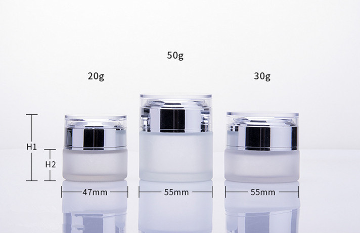 Glass bottle GOLD lid frosted matte perfume 30ml amber glass dropper airless lotion serum pump bottle 50ml 150ml silver
