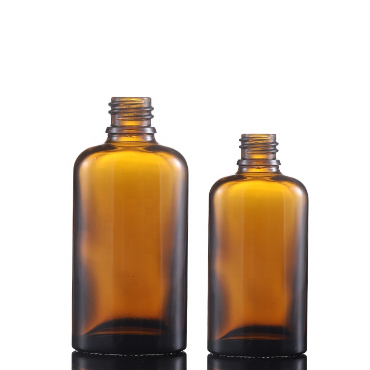 Glass bottle and luxury perfume bottle 10ml 20ml 30ml 50ml amber oval glass dropper bottle