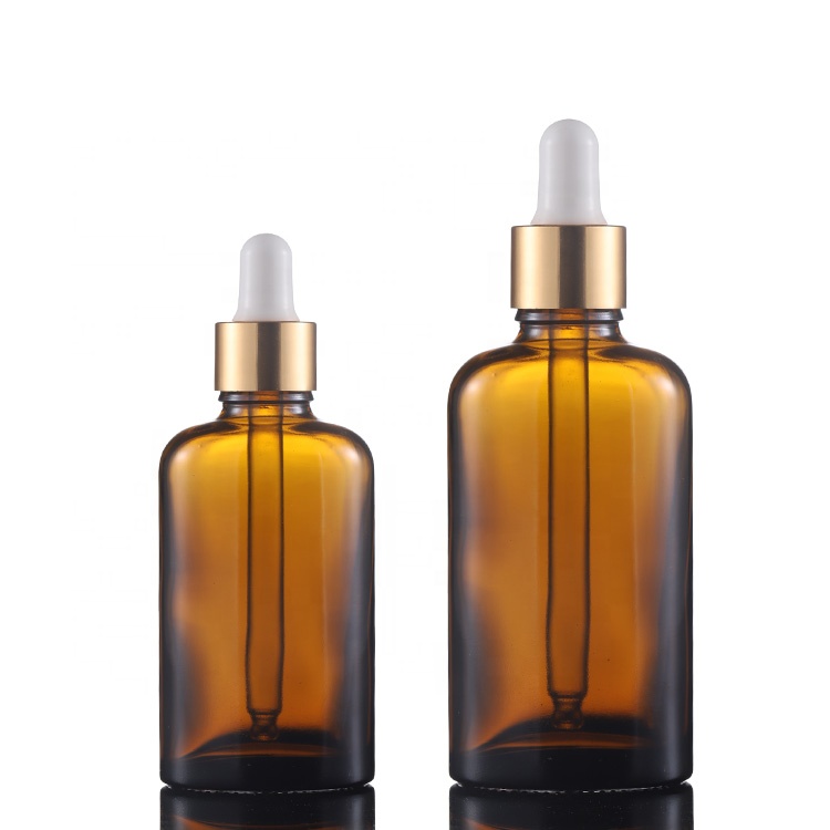 Glass bottle and luxury perfume bottle 10ml 20ml 30ml 50ml amber oval glass dropper bottle