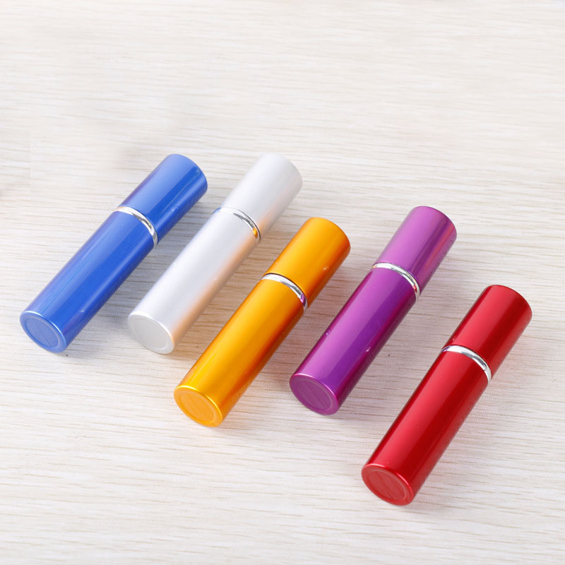 Glass bottle suppliers5ML10ML bright perfume bottle in bulk metal perfume tube refillable perfume bottle