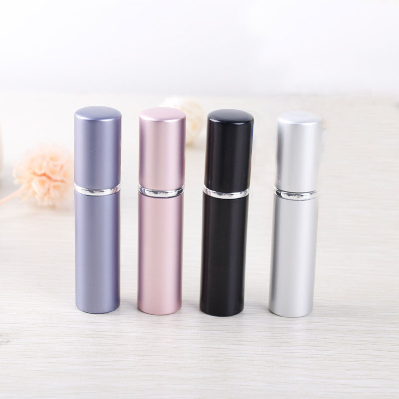 Glass bottle suppliers5ML10ML bright perfume bottle in bulk metal perfume tube refillable perfume bottle