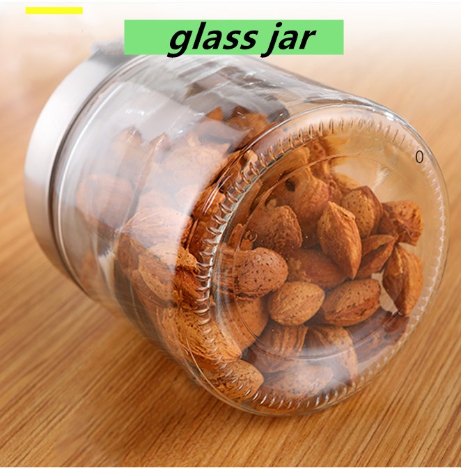 Glass bottles sealed cans sugar canister kitchen large storage snack canister miscellaneous grain tea milk powder canister