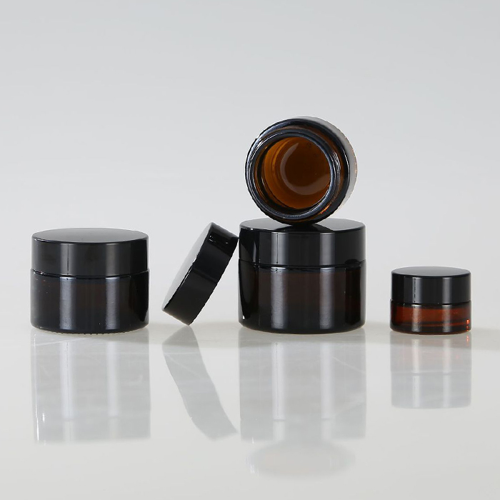 Glass cosmetic cream jars 50 gr cream jar trend cosmetic jars