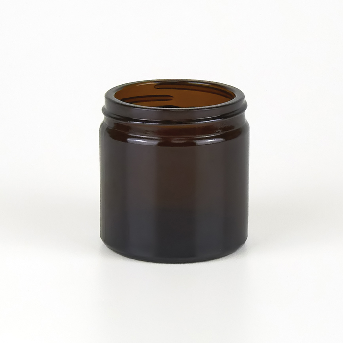 Glass cosmetic cream jars amber cream jar glass jar cosmetic