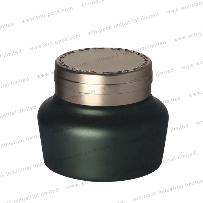 Glass cream jar with shiny cap for 2020 hot seller in high quality