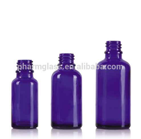 Glass dropper and caps cobalt blue glass bottle glass cosmetic bottle