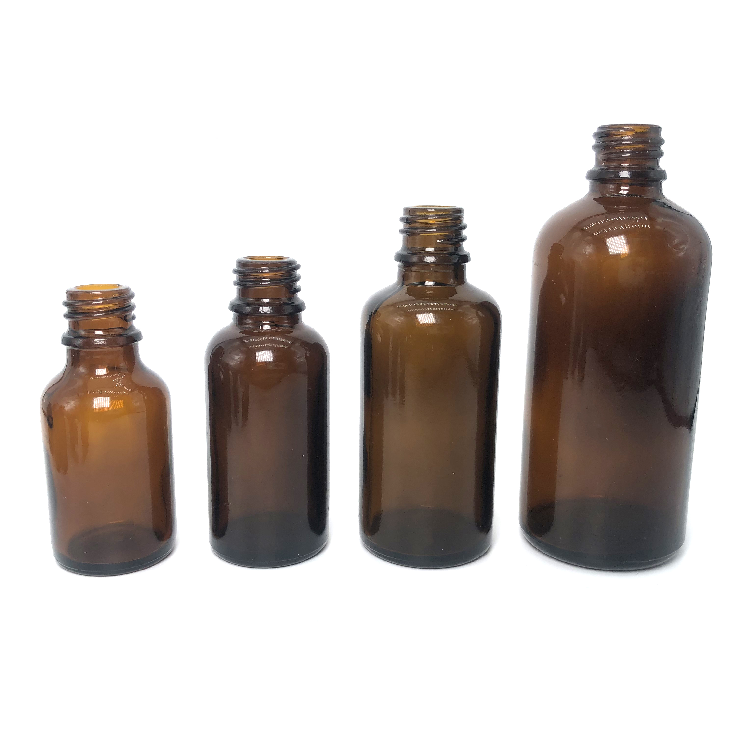 Glass dropper clear amber Medical liquid essential oil package bottle