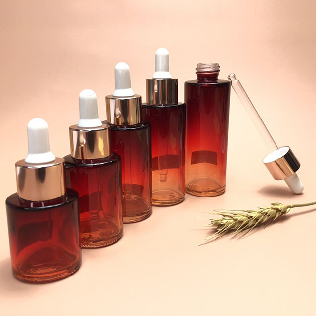 Glass dropper for cosmetic essential oil bottle 15ml 30ml 50ml 100ml perfume bottle essential oil
