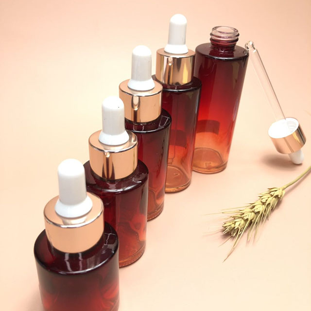 Glass dropper for cosmetic essential oil bottle 15ml 30ml 50ml 100ml perfume bottle essential oil