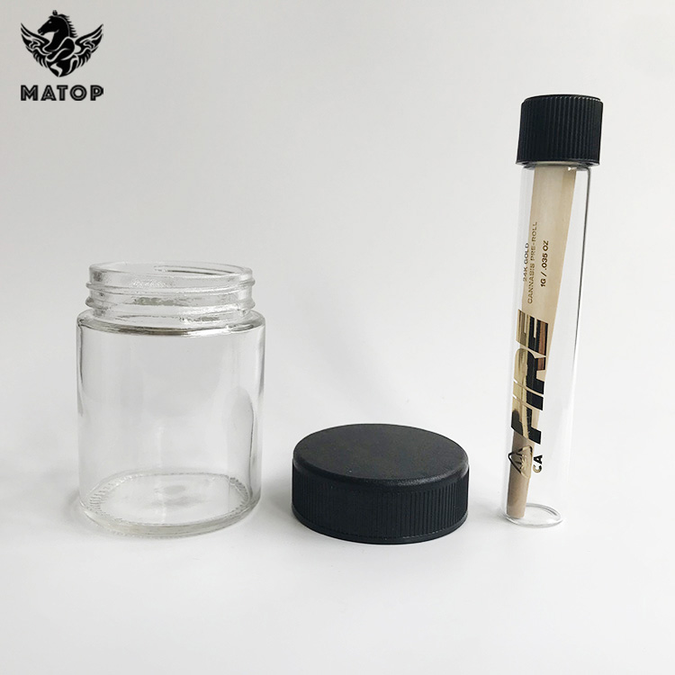 Glass factory production 2oz and 4oz glass cosmetic jars