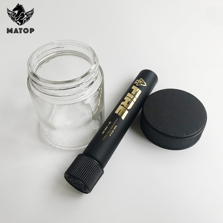 Glass factory wholesale 4oz jar for weed flower