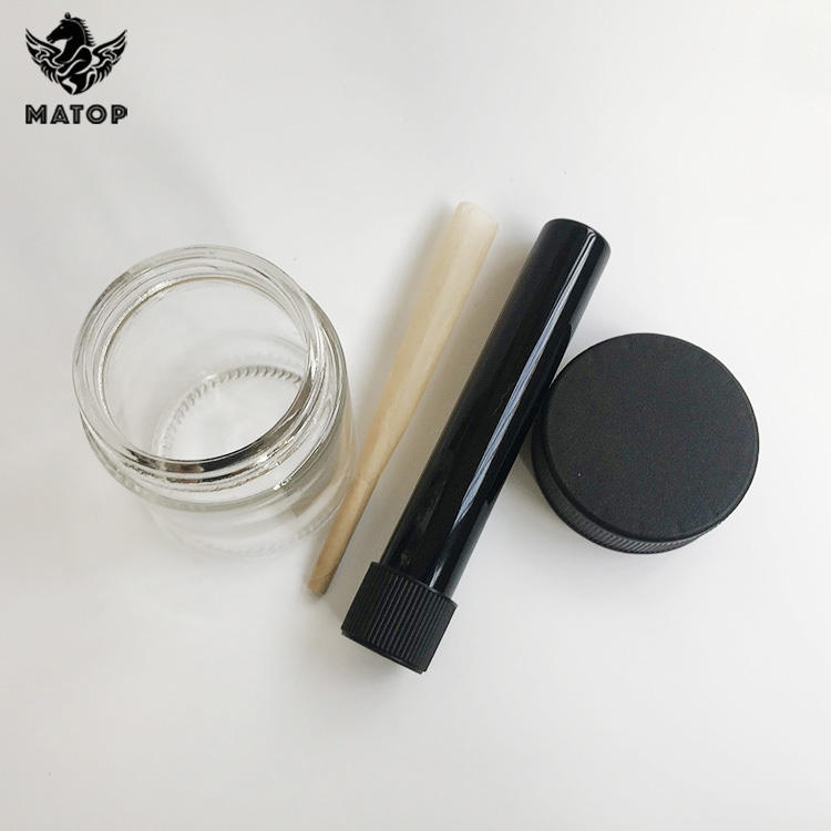 Glass factory wholesale 4oz jar for weed flower