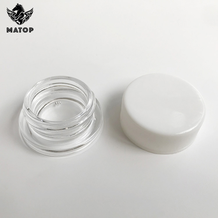 Glass factory wholesale OEM 5ml child resistant jar