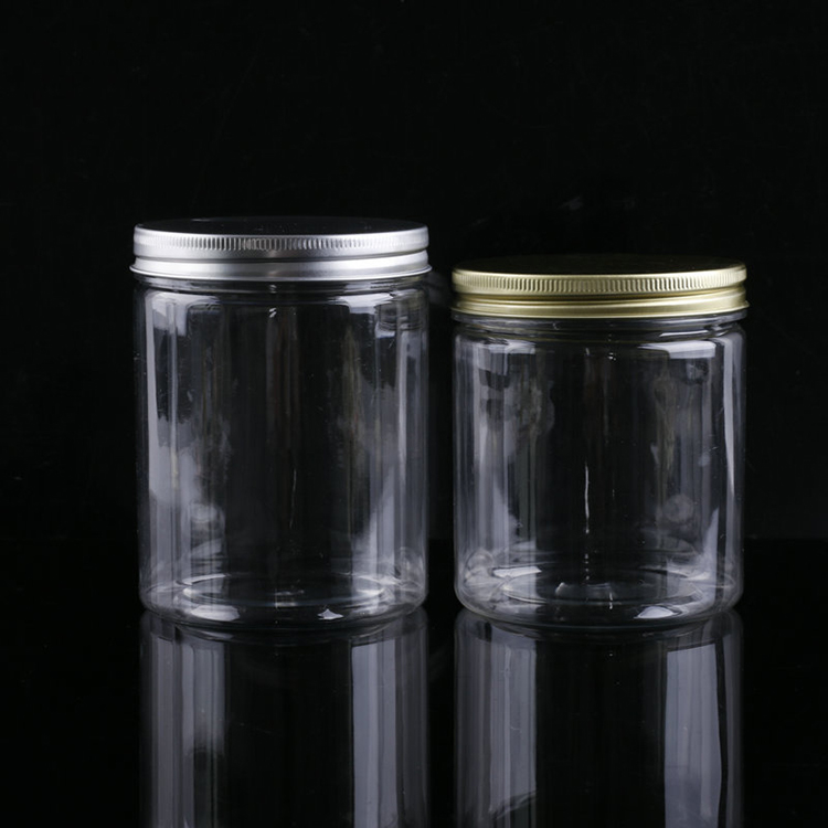 Glass jar containers with metal lid wide mouth 16oz 9oz 6oz 8oz 4oz 12oz straight side glass jar for honey