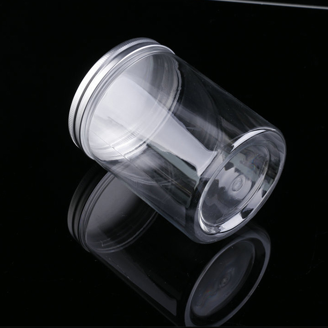 Glass jar containers with metal lid wide mouth 16oz 9oz 6oz 8oz 4oz 12oz straight side glass jar for honey