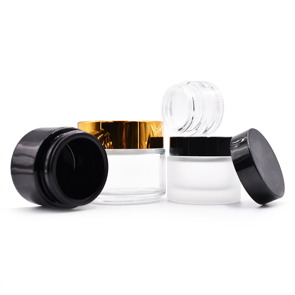 Glass jar cream jar cosmetic jar