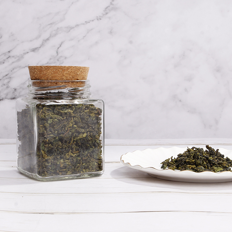 Glass jars with cork stopper glass spice nuts storage jars food grade herb container