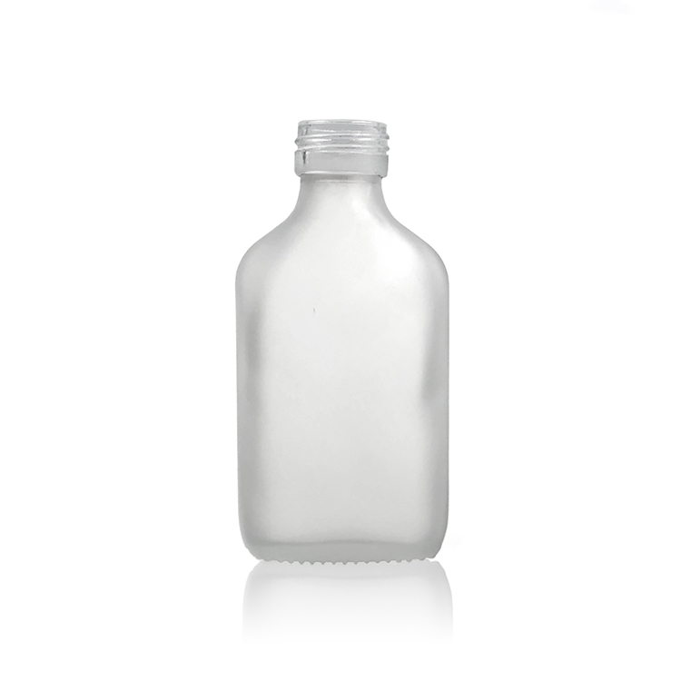 Glass juice bottle 100ml matte clear flask cold brew coffee travel bottle