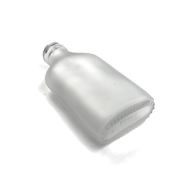 Glass juice bottle 100ml matte clear flask cold brew coffee travel bottle