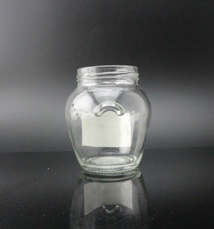 Glass orcio jars 314ml with 63mm lids