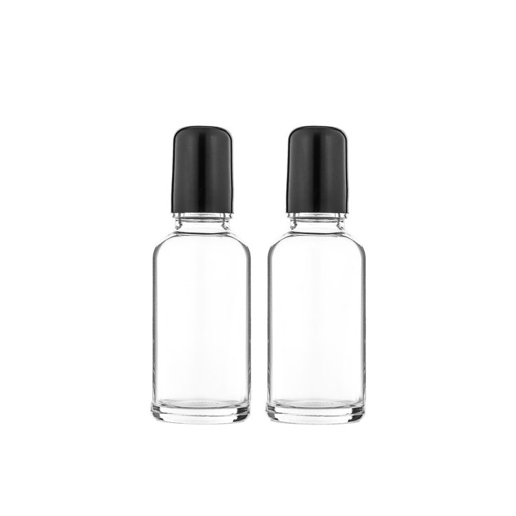 Glass roll bottle clear 30ML for perfume essential oil